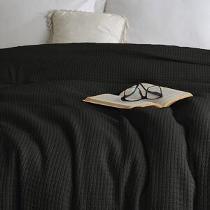Bawełniana narzuta na łóżko Claire antracyt, 220 x 240 cm