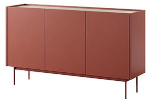Cosin - Komoda trzydrzwiowa, CERAMIC RED