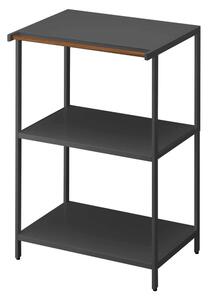 Stalowy regał w kolorze matowej czerni 60x90x46,5 cm Tower – YAMAZAKI