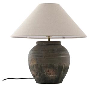 Lucande - Thalorin lampa stołowa wysokość 46 cm szara ceramika