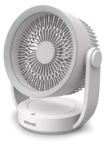 Eldonex ELDONEX ESF-1010-WH - Wentylator biurkowy 9W/5V, 4000 mAh, biały TD0143