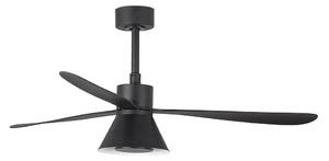 FARO Barcelona FARO 33761WT-23-LED ściemnialny wentylator AMELIA L CONE LED/20W/230V czarny średnica 132 cm WT +DO FA33761WT-23A