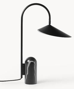Duża lampa stołowa z marmurową podstawą z możliwością regulacji Arum