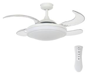 Fanaway FANAWAY 212980 - Wentylator sufitowy EVORA 2xE27/15W/230V biały + DO FAN00051
