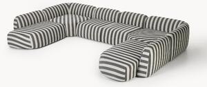 Sofa modułowa XL w paski Wolke