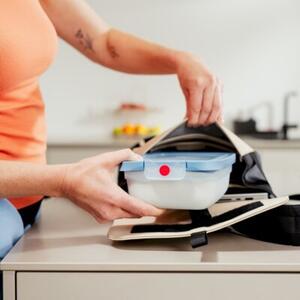 Pojemnik na żywność TEFAL OneClick N1210710 1.2 L Niebieski
