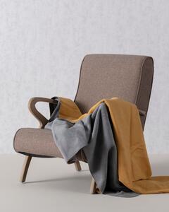 Koc Cosy Home 150x200cm Mustard&Grey