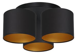 Luminex Plafon ARDEN 3xE27/60W/230V czarno-złoty LU3488