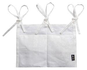 Organizer na łóżeczko Linen White
