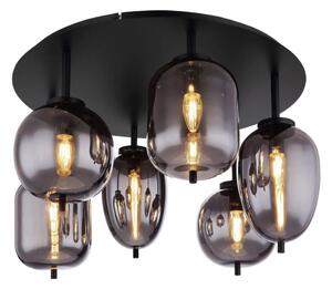 Globo Globo 15345-6D - Lampa sufitowa BLACKY 6xE14/40W/230V czarna GL6845