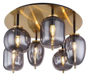 Globo Globo 15345-6DMM - Lampa sufitowa BLACKY 6xE14/40W/230V mosiądz GL6846