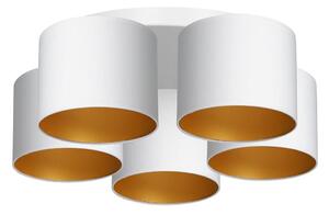 Luminex Plafon ARDEN 5xE27/60W/230V biało-złoty LU3444