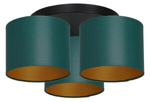 Luminex Plafon ARDEN 3xE27/60W/230V zielono-złoty LU3545