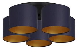 Luminex Plafon ARDEN 5xE27/60W/230V fioletowo-złoty LU3565