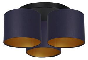 Luminex Plafon ARDEN 3xE27/60W/230V fioletowo-złoty LU3564