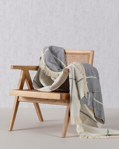 Koc Cosy Home 150x200 Grey&Ecru Check
