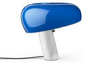 Lampa Stołowa FLOS, Snoopy, ściemnialny, niebieski, salon, marmur