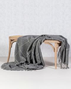 Pled Zelandia 140x200cm check grey