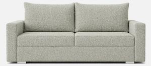 Sofa z Funkcją Spania DRAVOS Szara Boucle Nowoczesna