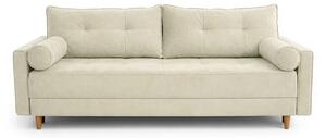Sofa z Funkcją Spania LONAR Kremowa Nowoczesna