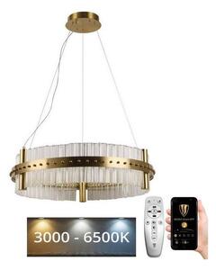 NEDES LED kryształowy żyrandol 40W 230V z ściemniaczem i pilotem ND3593