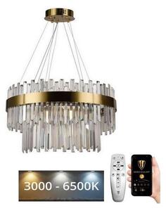 NEDES LED ściemnialny kryształowy żyrandol na linkę LED/80W/230V + DO ND3599