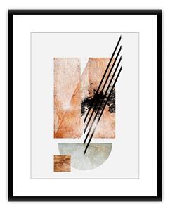 Obraz Abstract II 40x50cm copper