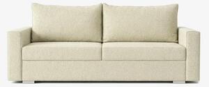 Sofa z Funkcją Spania DRAVOS Kremowa Nowoczesna