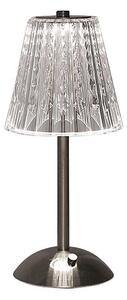V-Tac LED lampka biurkowa 2,4W 5V 3000-6000K 1800 mAh chrom, ściemnialna VT1750