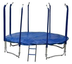 Trampolina Ogrodowa Jumpi 487cm/16FT Maxy Comfort Niebieska Z Wewnętrzną Siatką
