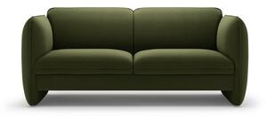 Zielona aksamitna sofa 168 cm Georgia – Micadoni