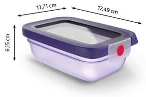 Pojemnik na żywność TEFAL OneClick N1210310 0.5 L Fioletowy