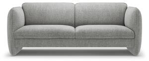 Jasnoszara sofa z tkaniny szenilowej 204 cm Georgia – Micadoni