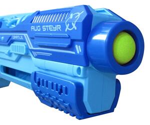 Pistolet dla dzieci z akcesoriami, w kilku rodzajach-niebieski