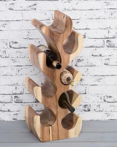 Stojak na wino Depok 68,5 cm natural