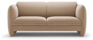 Brązowa aksamitna sofa 168 cm Georgia – Micadoni