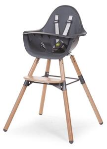 Krzesełko do karmienia Evolu 2 natural-anthracite, Childhome