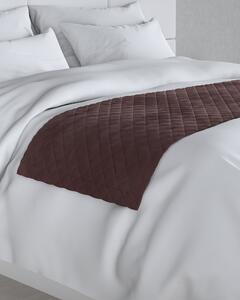 Narzuta hotelowa bieżnik Velvet 60x200cm kolor czerwony tkanina połyskliwa, welwetowa