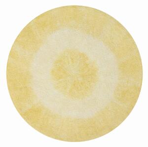 Dywan bawełniany Tie-Dye Vintage Yellow