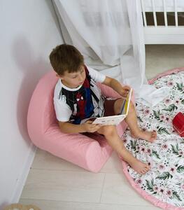 Fotel dla dziecka Peonia – miękkie siedzisko dla malucha