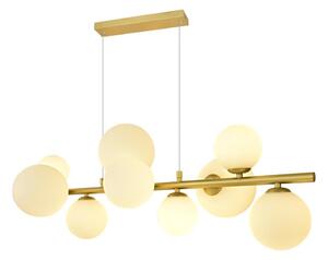 Brilagi Brilagi - LED Żyrandol na lince MILLA 10xG9/3W/230V złoty/biały BG1829
