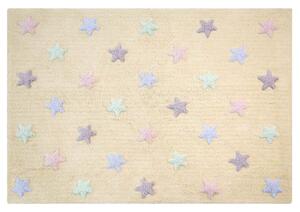 Dywan bawełniany do prania w pralce Tricolor Star Vanilla
