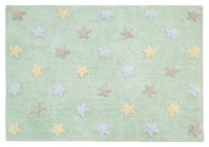 Dywan bawełniany do prania w pralce Tricolor Star Soft/Mint