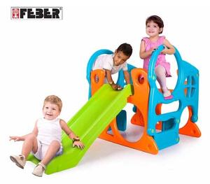 FEBER Duży Ogrodowy Plac Zabaw Activity Center Zjeżdżalnia dla dzieci
