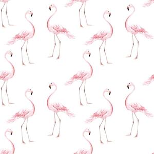 Tapeta do pokój dziecka - Flamingi