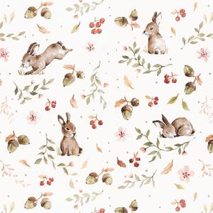 Dziecięca tapeta Wesołe Króliczki - Happy Rabbits