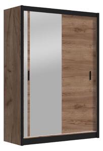 Szafa z lustrem SABRINA 150x215 cm dąb craft MT0048