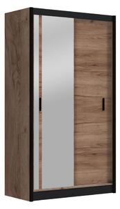 Szafa z lustrem SABRINA 120x215 cm dąb craft MT0047