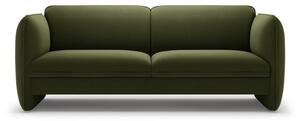Zielona aksamitna sofa 204 cm Georgia – Micadoni