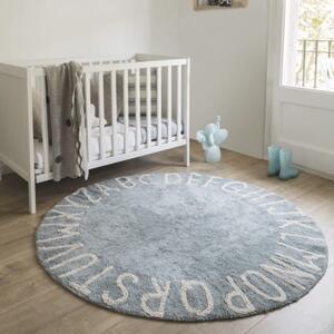 Dywan do prania w pralce Round ABC Vintage Azul 150 cm